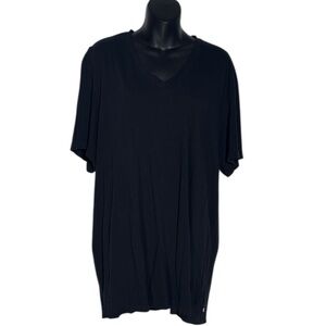 Standard James perse mens 5 xxl 100% cotton black v neck elevated basic tee